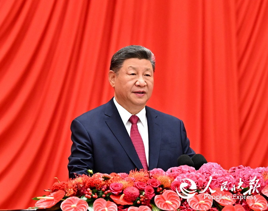 习近平等党和国家领导人出席庆祝中华人···