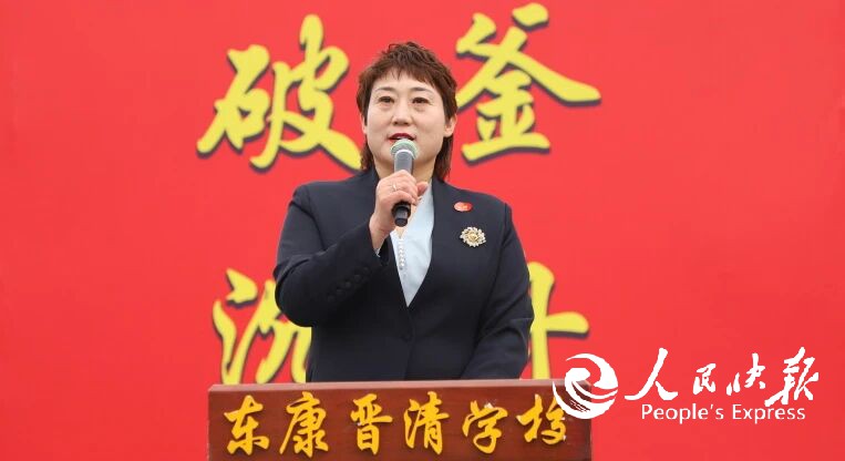 百日磨砺今朝亮剑 河津东康晋清学校2···